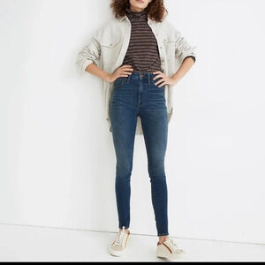 Madewell Roadtripper 10” High Rise Skinny Jeans Sz 36 NWT